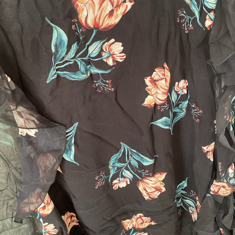 NICHOLAS 'Piper' Flowy Ruffle Cutout
Maxi Silk Dress, Size 4($850) - Picture 7 of 15